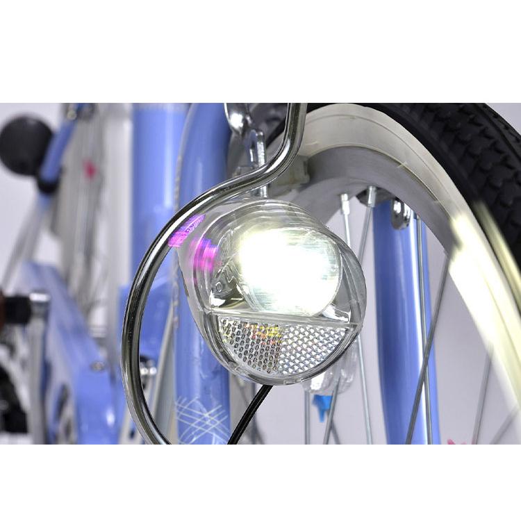 マイパラス 自転車 M-802F 子供用 22インチ ジュニアサイクル 折り畳み 折りたたみ オートライト 街乗り 町乗り サイクリング 買い物 MYPALLAS 代引不可の画像