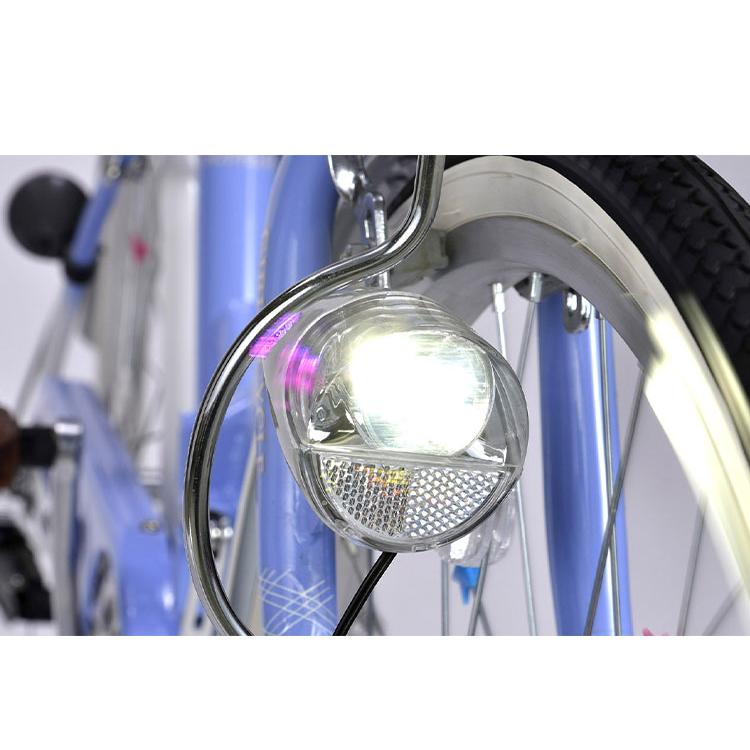マイパラス 自転車 M-804F 子供用 24インチ ジュニアサイクル 折り畳み 折りたたみ オートライト 街乗り 町乗り サイクリング 買い物 MYPALLAS 代引不可の画像