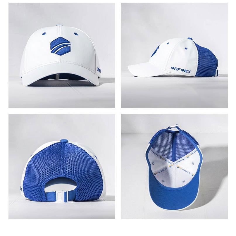 頭を熱から守る！放射冷却素材ラディクール／帽子/2個セット　黒／ホワイト 頭を熱から守る！放射冷却素材ラディクール／帽子/2個セット 黒