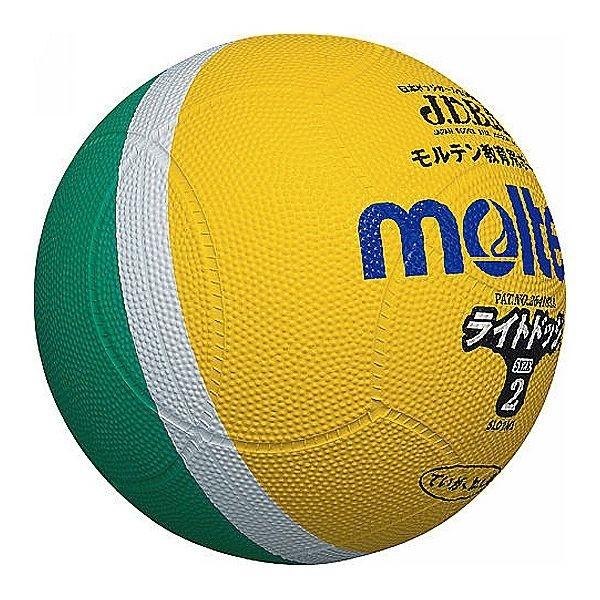モルテン Molten ドッジボール軽量2号球 ライトドッジボール 緑×黄 SLD2ML｜rcmdsp