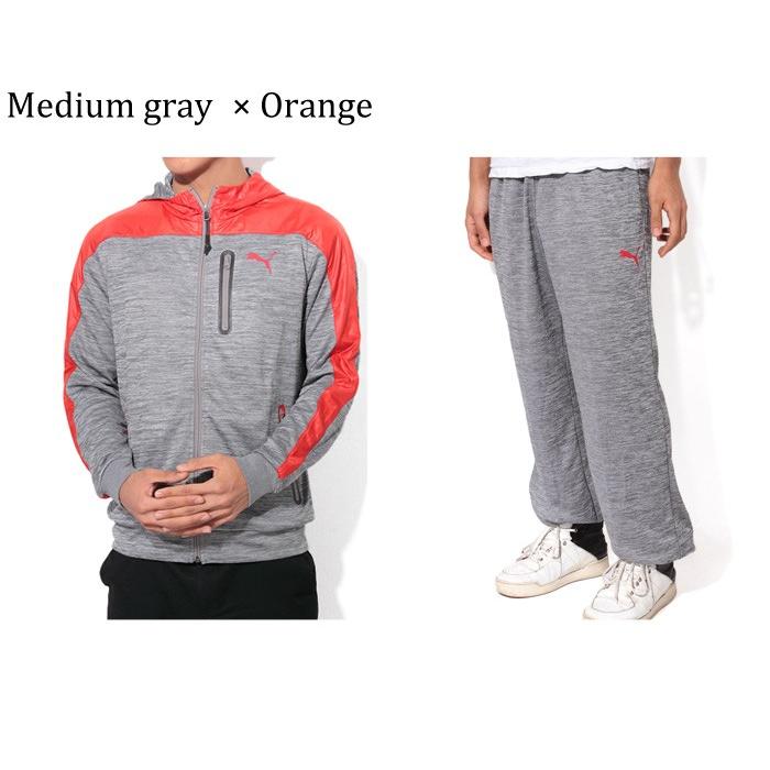 PUMA（プーマ） メンズ ジャージ フーデットスウェット 上下セット