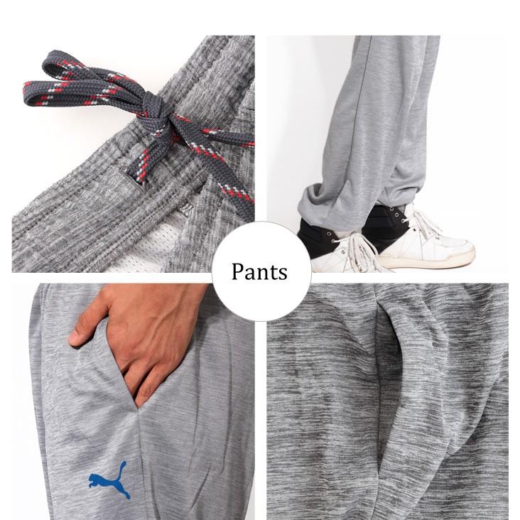 完売品　PUMA グレー ジャージ上下セット　パーカー　レギンス PUMA（プーマ） メンズ ジャージ フーデットスウェット 上下セット