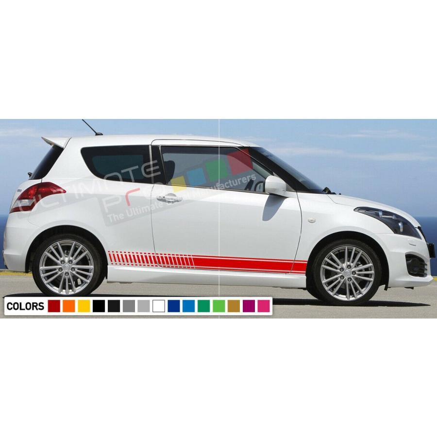 スイフトスポーツ専用設計 サイドラリーデカール カラー超豊富 Zc32s Zc33s ステッカー Swiftdecal カスタムパーツ店rc 通販 Yahoo ショッピング