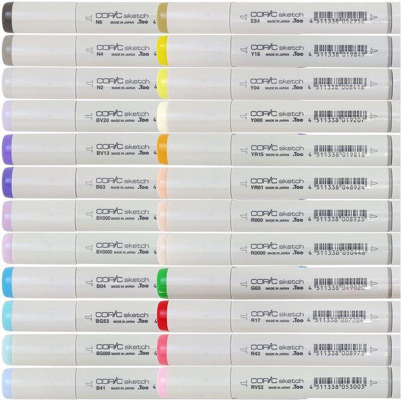 Too コピック コピック スケッチ コミックイラスト 画材 アート用品 Rconcept 24色セット スケッチ 001 専門 店 クロノス