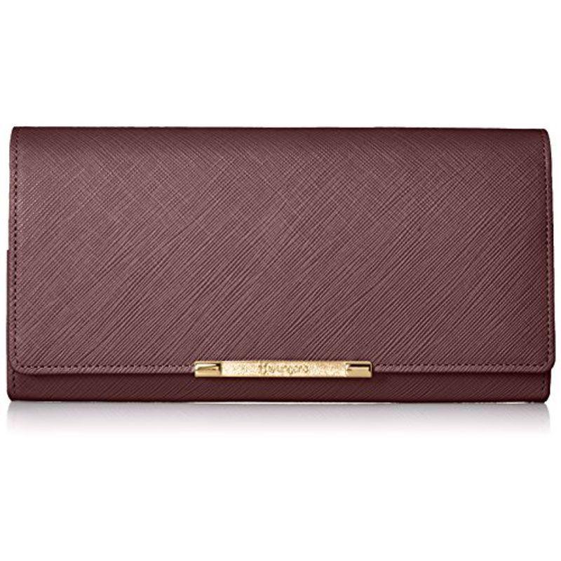 ユー バイ ウンガロ 財布 帽子 ファッション小物 長財布 アイガー バイ 牛革 型押し ロゴ入りブローチ Uulw6at1 アイガー ダブルボタン式 レディース 内口金小銭入れ付 ワイ Rconcept 東京激安の