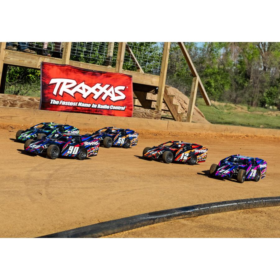 トラクサスRevo Traxxas Revo 3.3 1:10 4WD RTR Nitro Monster Truck, Blue (+ TQi 3