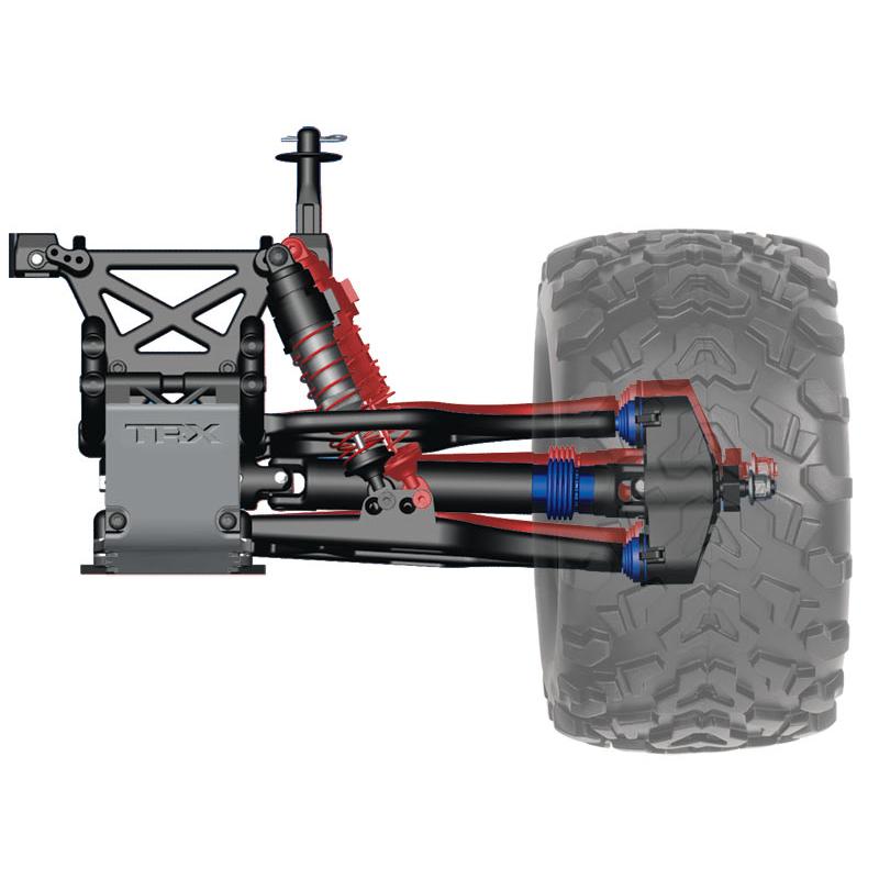 トラクサス T-Maxx 3.3 レッド 4WD RTR　エンジンモンスタートラック　TQi　TSMテレメトリ　バッテリー、DC充電器付き　Traxxas　49077-3_13