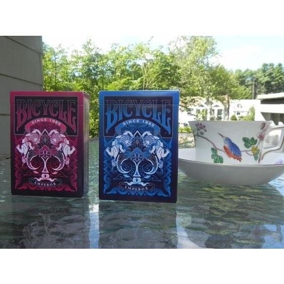 Bicycle Emperor RED＆BLUE ２Deck Set ／バイスクル　エンペラー 赤＆青　２デックセット｜rcunaha