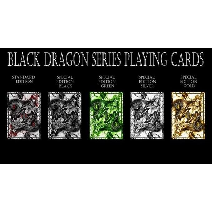 最大48%OFFクーポン 超話題新作 5Deck-Set Black Dragon Series Playing Cards countrysideakitas.com countrysideakitas.com