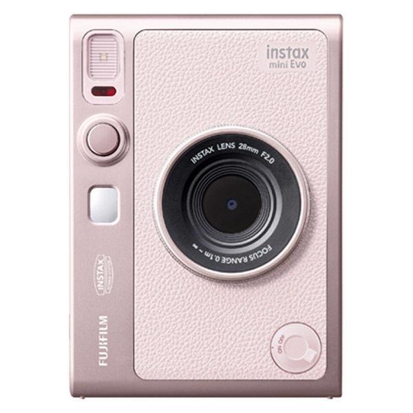 FUJIFILM 富士フィルム ハイブリッドインスタントカメラ instax mini Evo チェキ USB Type-C対応 ジェントルローズ