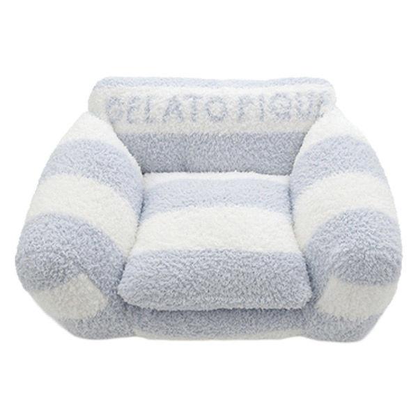 CAT＆DOG ジェラートソファ型ベッドM ブルー GELATO PIQUE/ジェラート ピケ