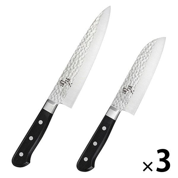 貝印 包丁2本セット 関孫六 いまよう 小三徳 牛刀 1パック(3セット×2本)