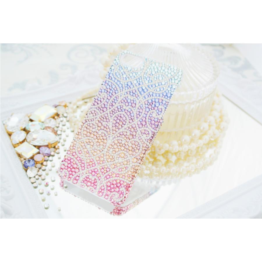 お歳暮 Iphone11promax Xsmax 8 7 Plus スワロフスキー パステルカラーグラデーションアラベスク カバー デコレーション Swarovski ケース 安いそれに目立つ Blog Lonolife Com