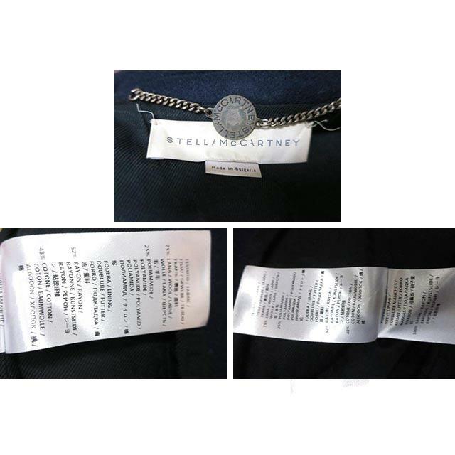 Stella McCartney ウールコート ステラマッカートニー ネイビー 中古・古着通販】STELLA McCARTNEY (ステラ マッカートニー) ダブル