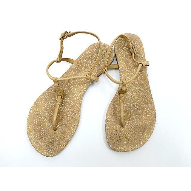 TORY BURCHベージュ フラットサンダル TORY BURCH 「TORY BURCH」 フラットサンダル 6.5 ベージュ