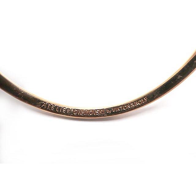 中古 Atelier Swarovski By Viktor Rolf アトリエスワロフスキー アクセサリー ブレスレット バングル ピンクゴールド G 0350 R10 リサイクルブティックabc 通販 Yahoo ショッピング