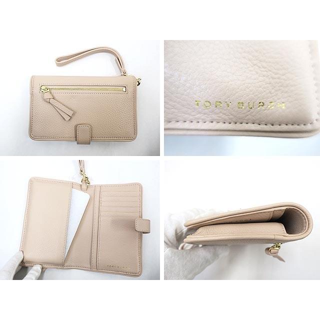 トリーバーチ スマホケース ピンク TORY BURCH/トリーバーチ/小物/スマホケース/ピンク/レザー/牛革