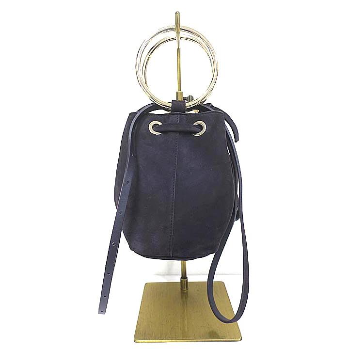 中古】MAISON BOINET メゾンボワネ バッグ レディース 巾着型 中古】MAISON BOINET メゾンボワネ バッグ レディース 巾着型