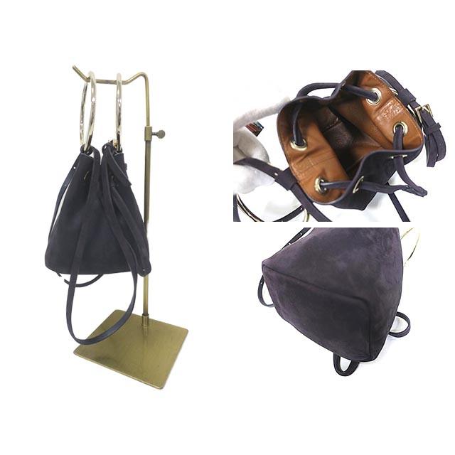 中古】MAISON BOINET メゾンボワネ バッグ レディース 巾着型 中古】MAISON BOINET メゾンボワネ バッグ レディース 巾着型