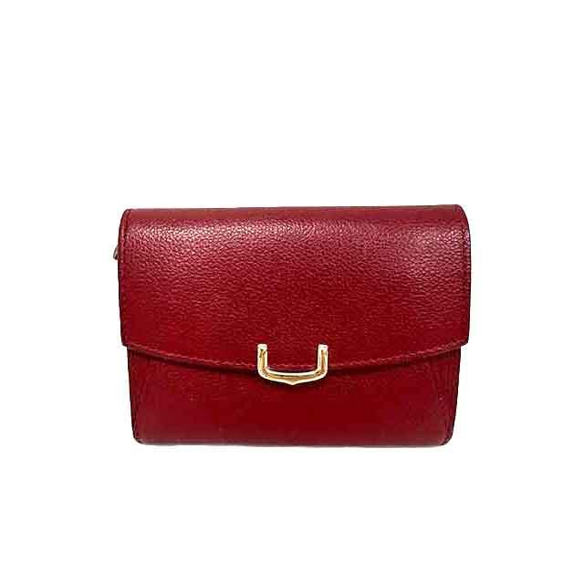 Cartier（カルティエ） 【中古】Cartier C ドゥ 二つ折り財布 小物