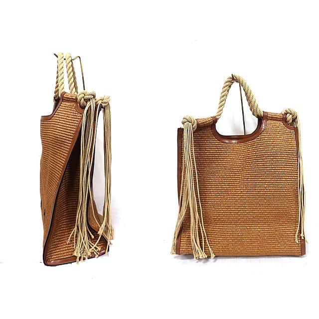 MARNI 【中古】MARNI マルニ バッグ ラフィア ハンドバッグ MARNI 【中古】MARNI マルニ バッグ ラフィア ハンドバッグ