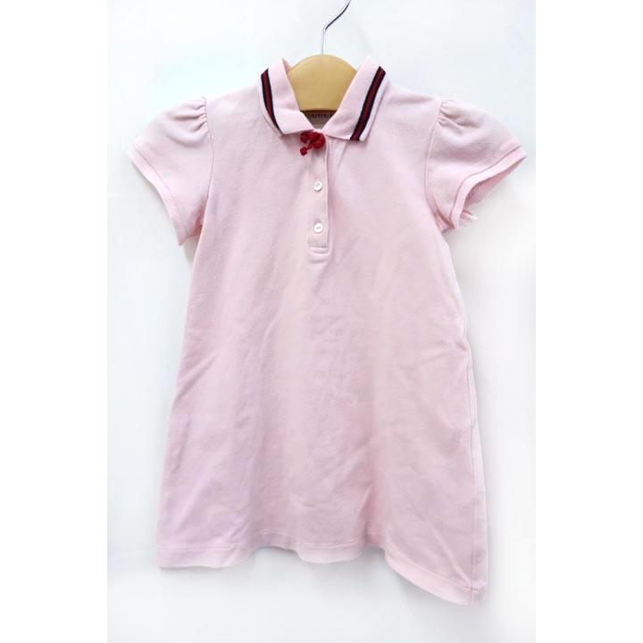 中古 Gucci グッチ 子供服 女の子 ベビー ワンピース ピンク コットン 36m 3歳位 K 0002 R26 リサイクルブティックabc 通販 Yahoo ショッピング