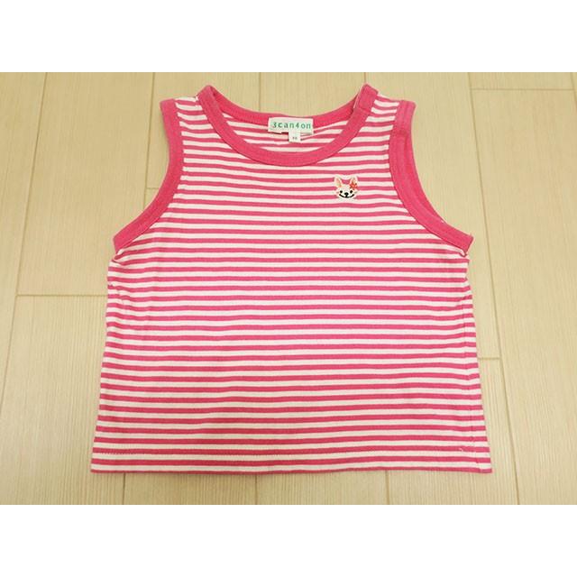 5 Off 3can4on サンカンシオン 子供服 ベビー 女の子 タンクトップ 80cm ボーダー ピンク メール便可 Novabookings Com Br