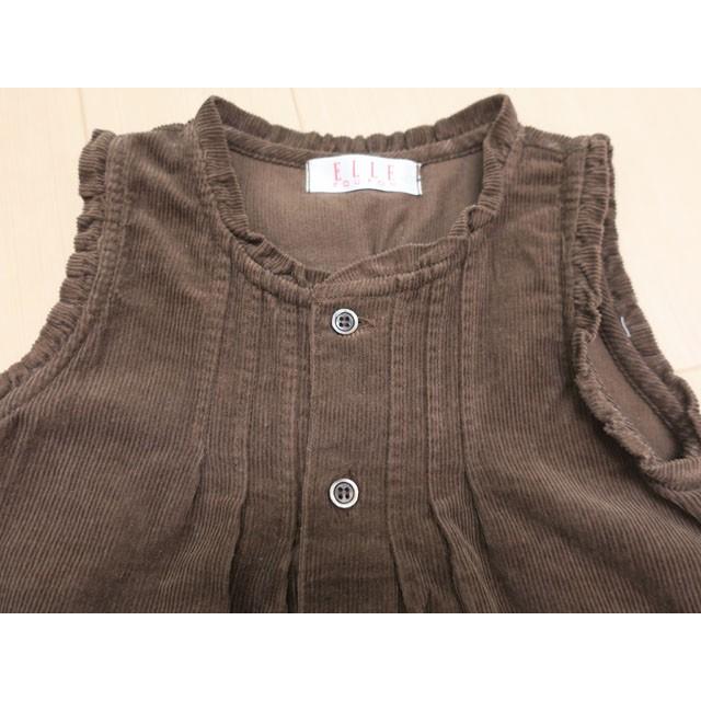Elle Poupon エル 子供服 ベビー 女の子 コーデュロイワンピース チュニック 70cm ブラウン メール便可 K 0863 Os リサイクルブティックabc 通販 Yahoo ショッピング