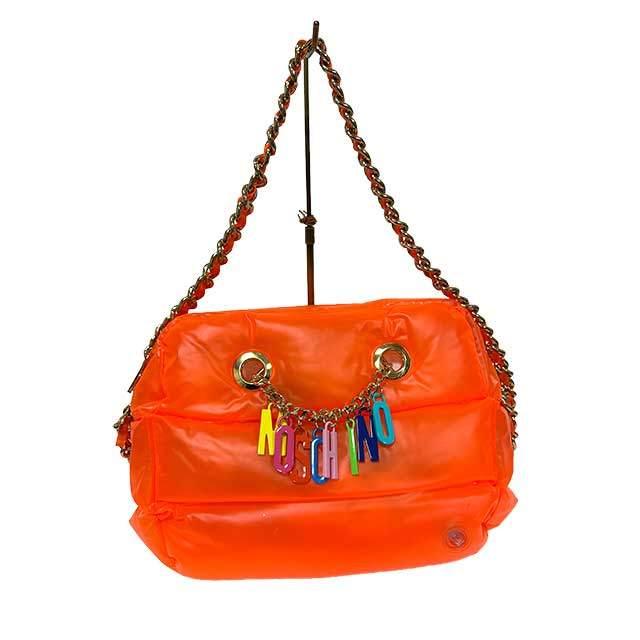 中古】MOSCHINO モスキーノ バッグ ネオンカラー クロスボディーバッグ