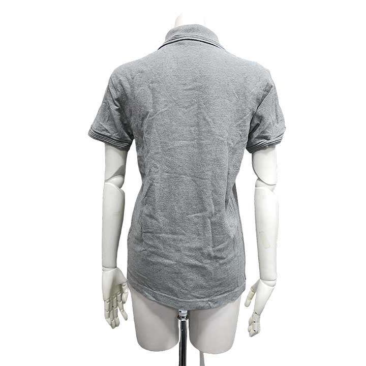 美品 MONCLER モンクレール 半袖ポロシャツ L グレー MONCLER 【中古】MONCLER モンクレール トップス ポロシャツ