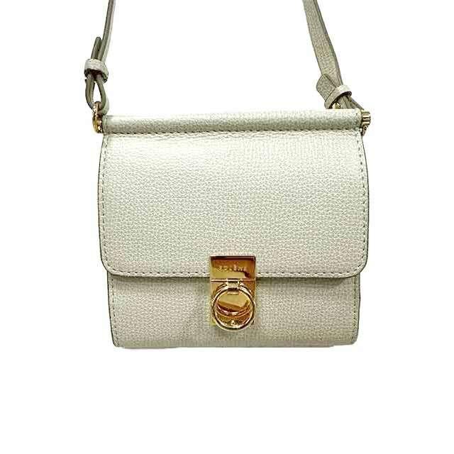 中古】【美品】POLENE ポレーヌ 小物 ウォレット ショルダー クロス 