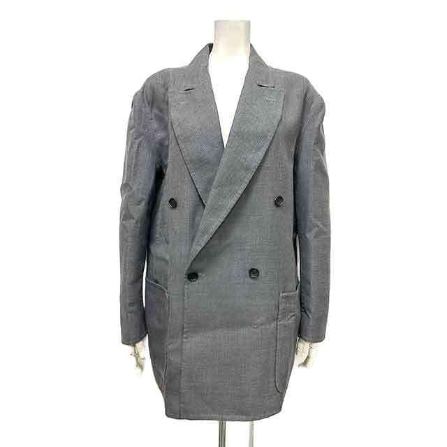 中古】haversack ハバ―サック ジャケット グレー ウールジャケット S  