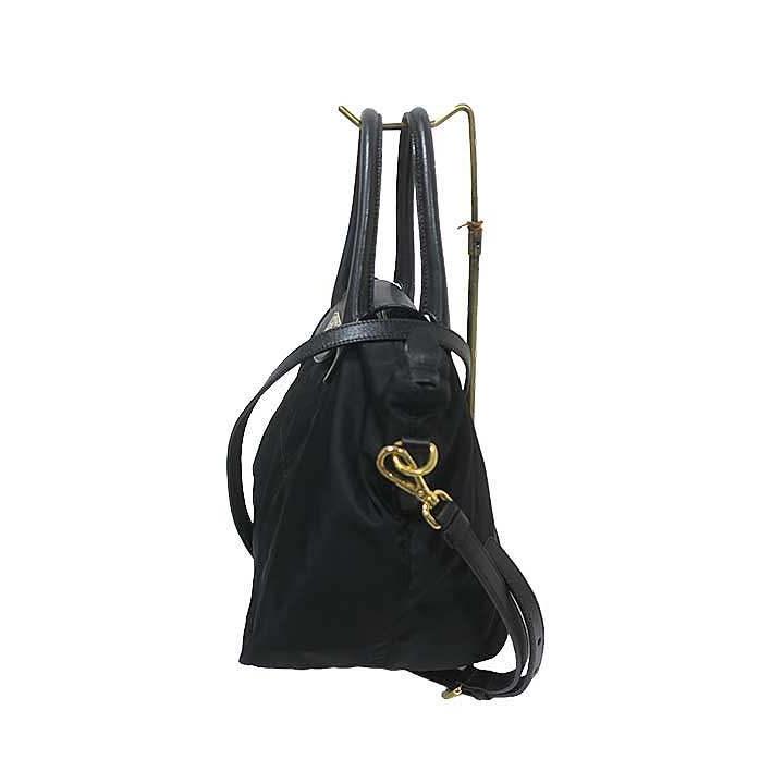 PRADA ブラックナイロンバックパック PRADA プラダ トートバッグ Re-Nylon パデット スモール 黒
