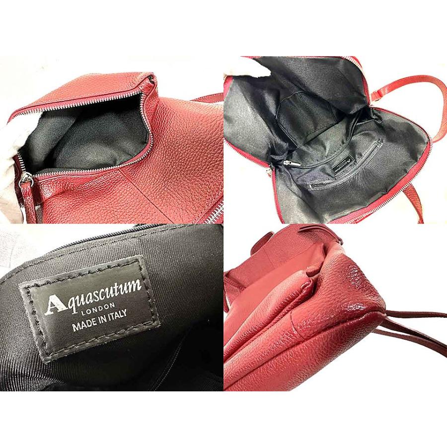 Aquascutum アクアスキュータム バッグ 3WAY レザーリュック 