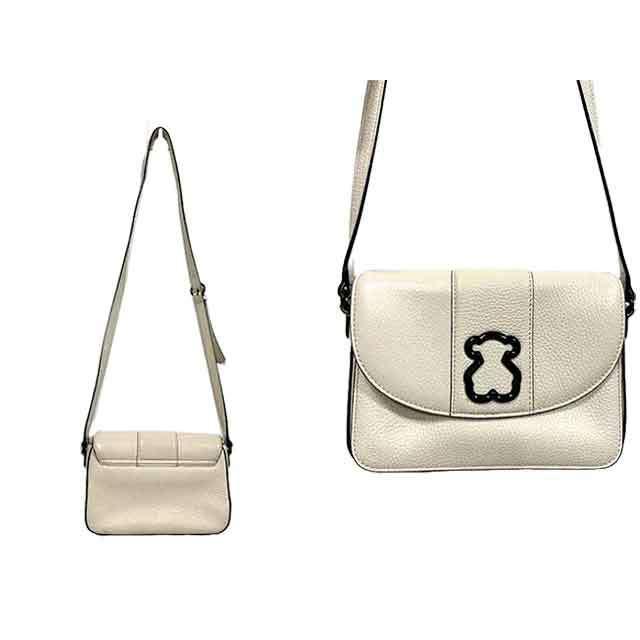 中古】TOUS トウス バッグ ショルダーバッグ レディース アイボリー 
