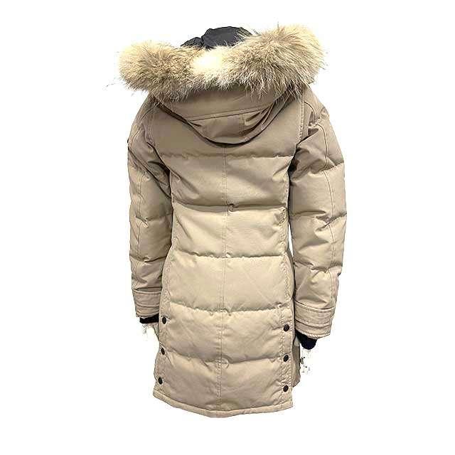 カナダグース　レディース　ダウンジャケット　ベージュ　 Mサイズ　2302JL CANADA GOOSE - カナダグースダウンジャケットMACKENZIEPARKA タン