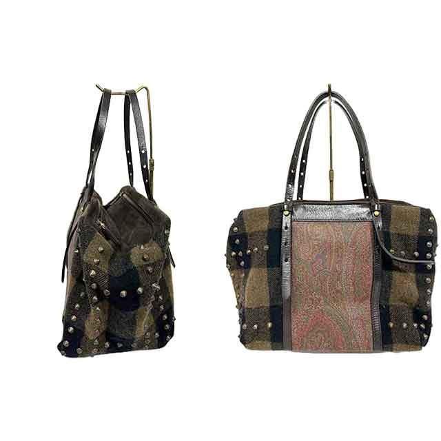 ETRO（エトロ） 【中古】ETRO バッグ ハンドバッグ チェック