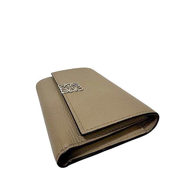 LOEWE 【中古】LOEWE ロエベ 三つ折り財布 C821S33X01 アナグラム  