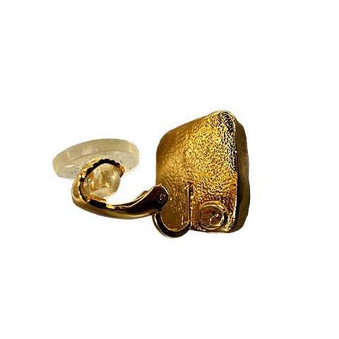 CHANEL（シャネル） 【中古】【美品】CHANEL イヤリング スクエア ココ