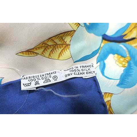 HERMES 【中古】HERMES エルメス 小物 カレ90 Caraibes カリブ鳥