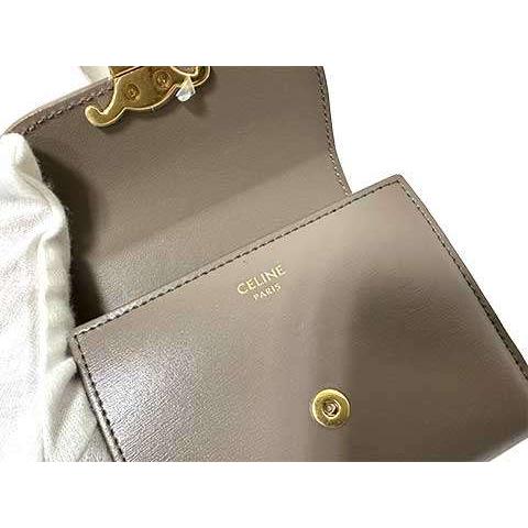 CELINE（セリーヌ） 【中古】【美品】CELINE トリオンフ レザー