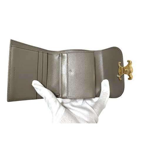CELINE（セリーヌ） 【中古】【美品】CELINE トリオンフ レザー