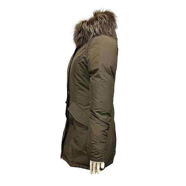WOOLRICH ダークブラウン ダウンジャケット S WOOLRICH（ウールリッチ） 【中古】WOOLRICH コート ダウン ブラウン S