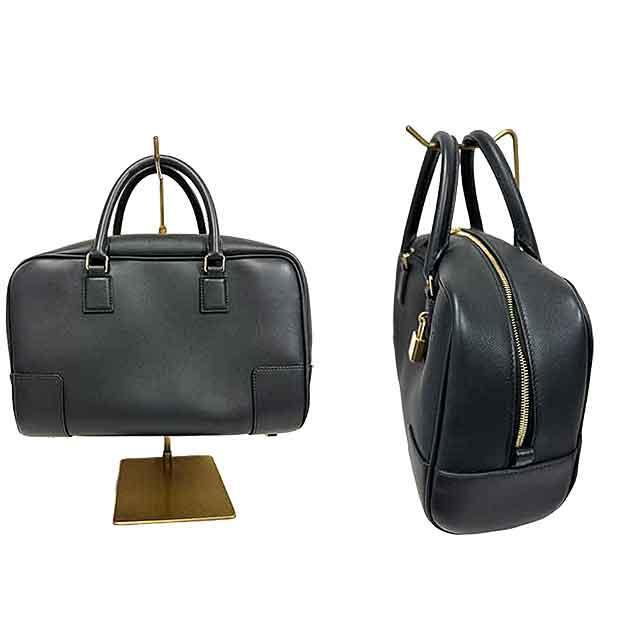 【中古】LOEWE ロエベ　バッグ　ショルダーバッグ　ブラック　AMAZONA　アマソナ28　2WAYバッグ　本革＿s23＿s-0145-r23 LOEWE（ロエベ） 【中古】LOEWE バッグ ショルダーバッグ ブラック