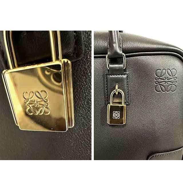 【中古】LOEWE ロエベ　バッグ　ショルダーバッグ　ブラック　AMAZONA　アマソナ28　2WAYバッグ　本革＿s23＿s-0145-r23 LOEWE（ロエベ） 【中古】LOEWE バッグ ショルダーバッグ ブラック