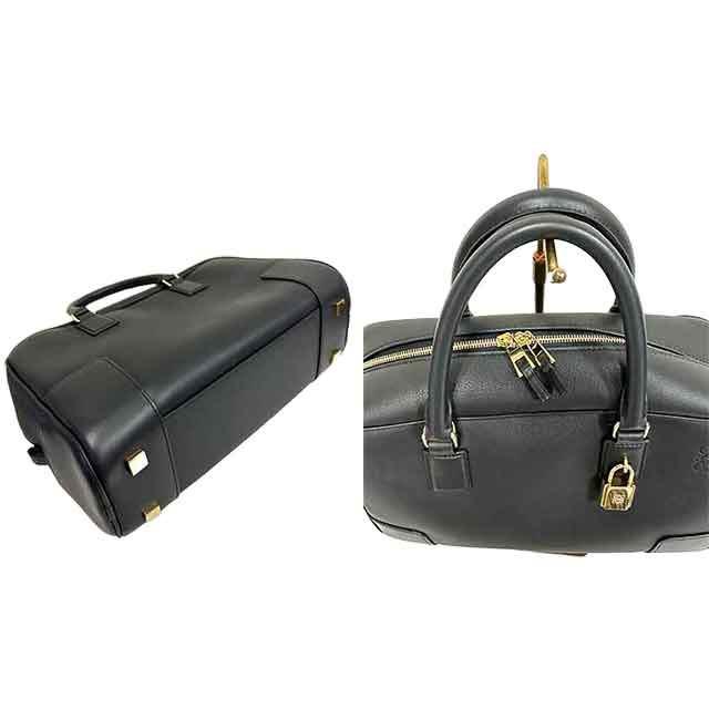 【中古】LOEWE ロエベ　バッグ　ショルダーバッグ　ブラック　AMAZONA　アマソナ28　2WAYバッグ　本革＿s23＿s-0145-r23 LOEWE - 【中古】LOEWE ロエベ バッグ ショルダーバッグ ブラック
