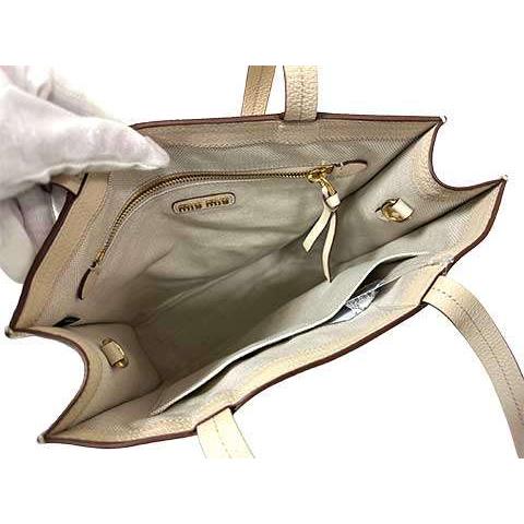 中古】ミュウミュウ MIUMIU マドラス トートバッグ レザー 5BG264 