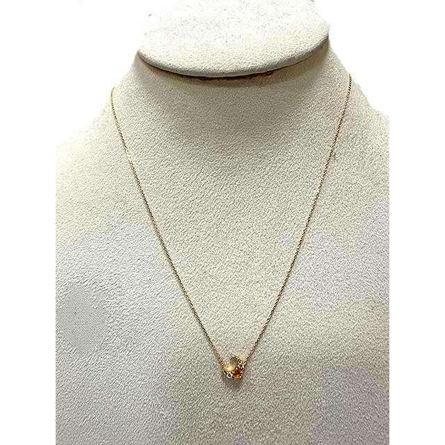 STAR JEWELRY（スタージュエリー） 【中古】 K18YG シトリン ダイヤ 