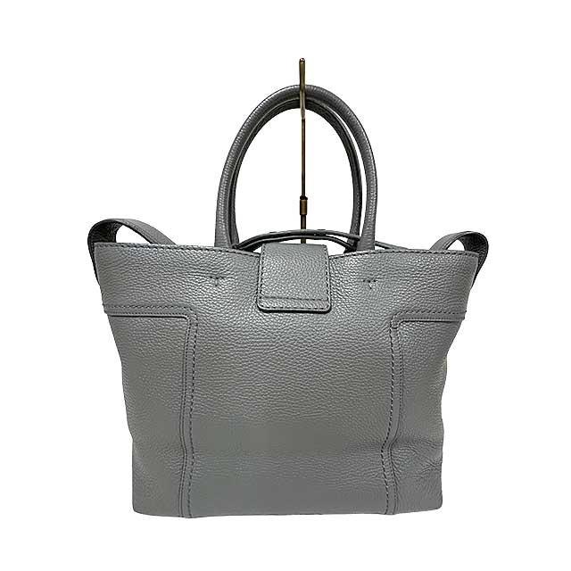 TOD'S（トッズ） 【中古】TOD'S バッグ 2WAY レディース レザー グレー