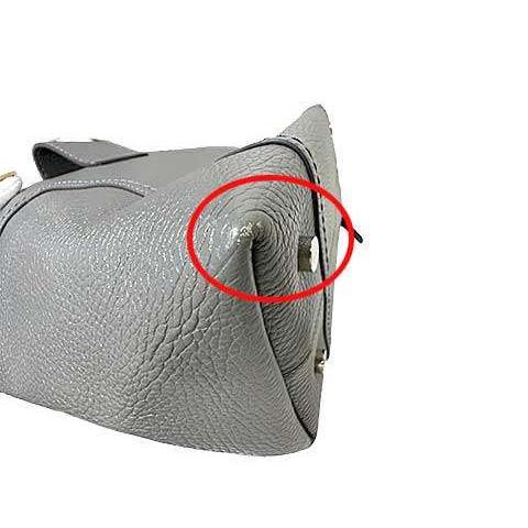 TOD'S トッズ ウェーブ ハンドバッグ ショルダーバッグ グレー 2WAY TOD'S（トッズ） 【中古】TOD'S バッグ 2WAY レディース レザー グレー